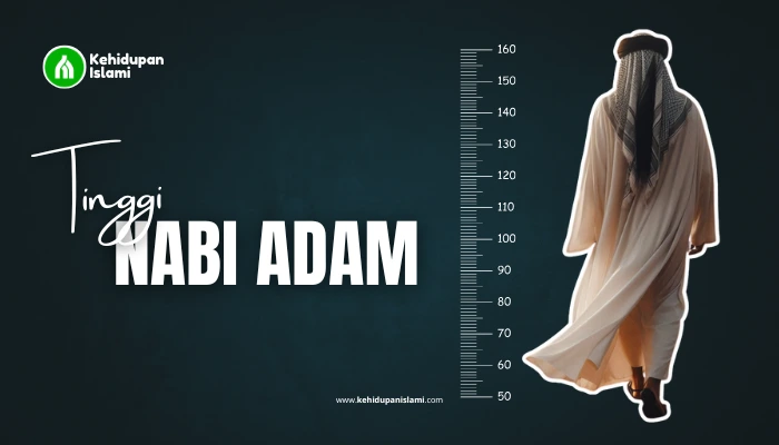 tinggi nabi adam